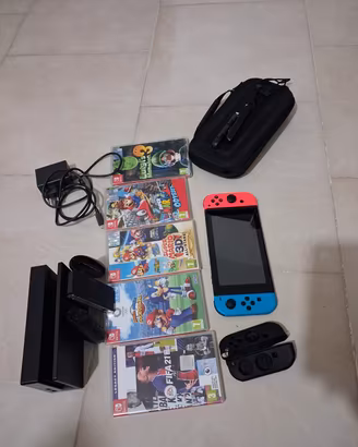 Nintendo Switch + Giochi + Accessori