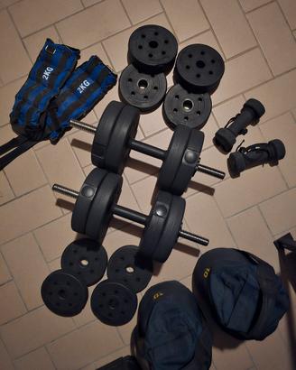 Sabdbag Kettlebell+polsiera+pesi Decathlon 