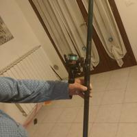 Canne da pesca e appoggio per canne