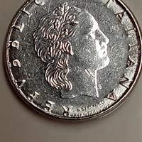 MONETA  DA50 LIRE  VERSIONE  MINI - anno  1991