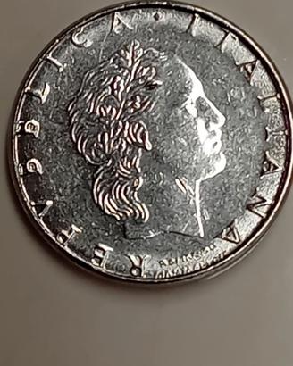 MONETA  DA50 LIRE  VERSIONE  MINI - anno  1991