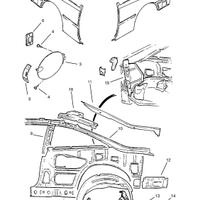 Lamierati parti scocca Alfa Romeo Opel Peugeot 