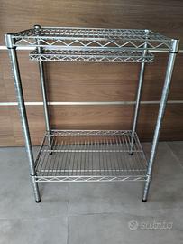 Tavolino metallo porta computer