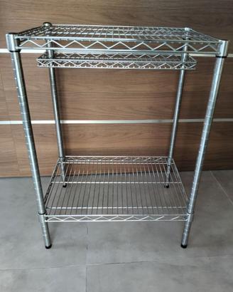 Tavolino metallo porta computer