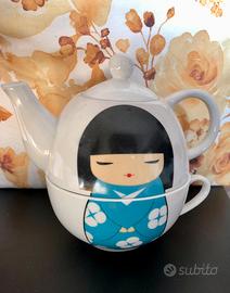 Teiera con tazza