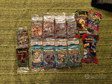Lotto pacchetti Pokemon sealed