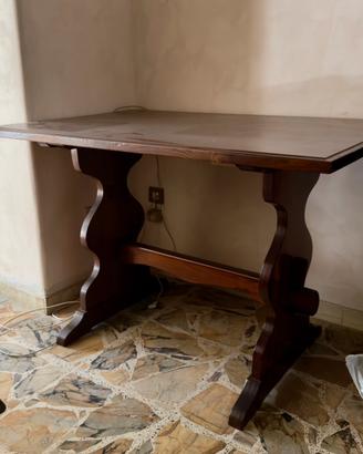 Tavolo da sala stile “rustico” anni ‘70-‘80