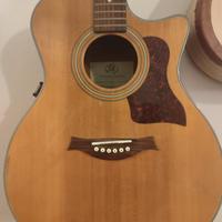 chitarra elettri  acustica sx