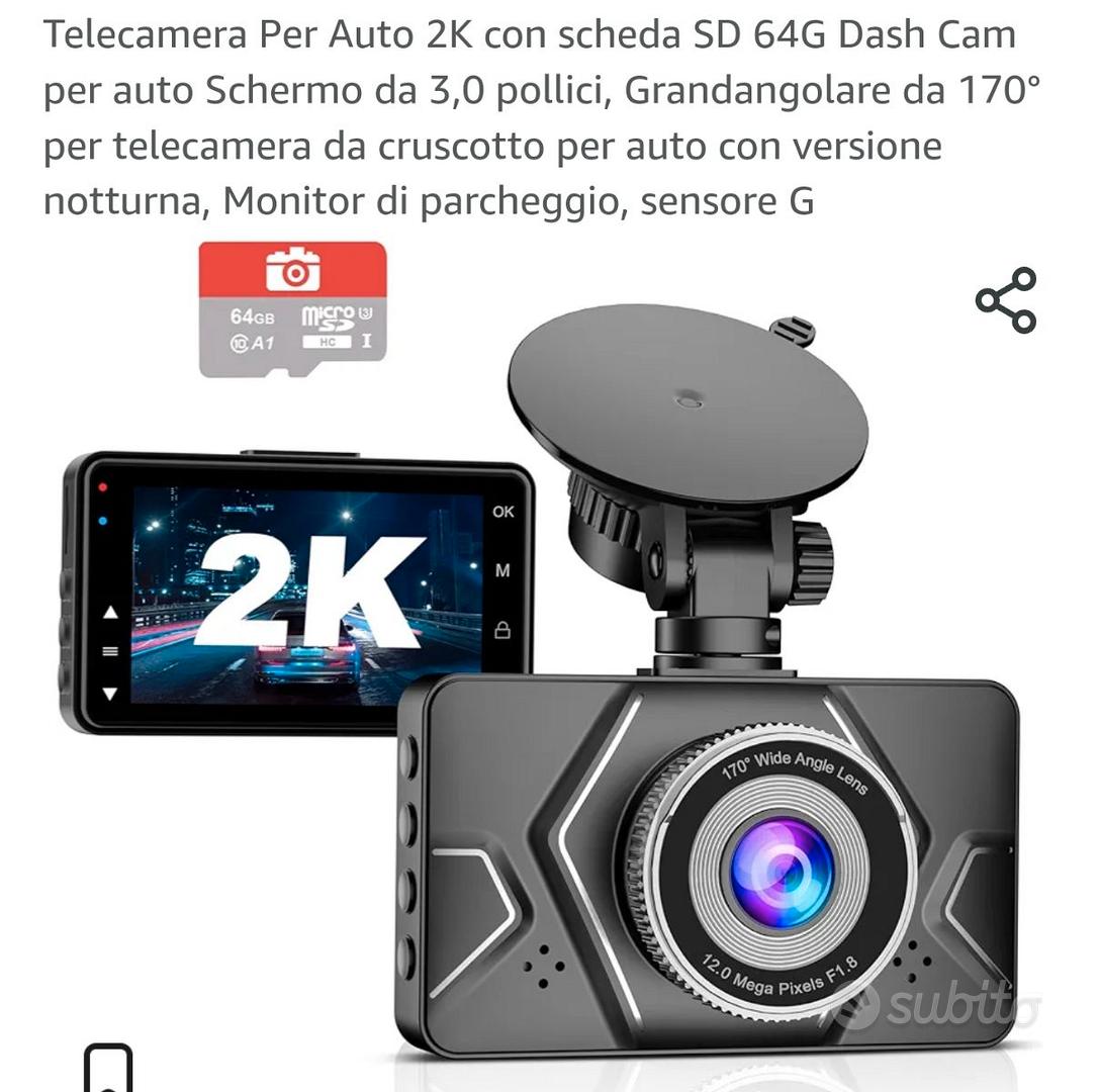 Nuovo.Telecamera Per Auto 2K con scheda SD 64G - Accessori Auto In vendita  a Treviso