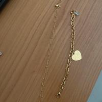 Bracciale e collana cuore