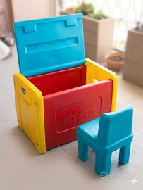Set Chicco Scrivania con Sedia e Vano