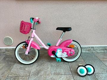 Bicicletta bambina B'Twin 500 14 pollici