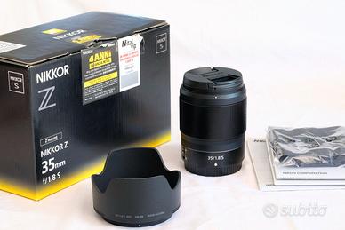 NIKON Z  35mm 1.8 S  NUOVO GARANZIA NITAL 4 ANNI