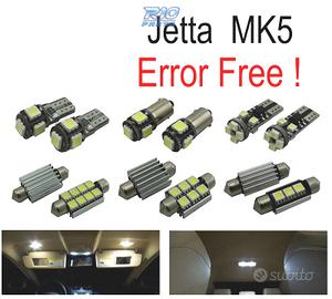 KIT 17 LAMPADE LED INTERNE PER VOLKSWAGEN VW JETTA