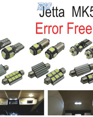KIT 17 LAMPADE LED INTERNE PER VOLKSWAGEN VW JETTA