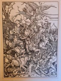 Stampa Durer "I quattro cavalieri dell'Apocalisse"
