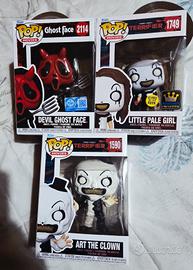 Funko pop horror terrifier x2 e scream limited