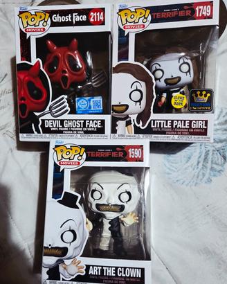 Funko pop horror terrifier x2 e scream limited