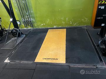 Pedana olimpionica sollevamento pesi