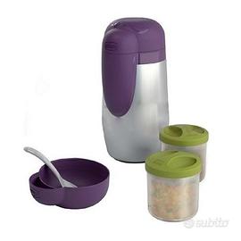 Scaldapappa Chicco Step up family in acciaio inox
