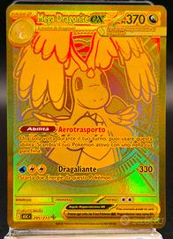 carta Mega dragonite ex Gold 295/217 ita Pokémon 