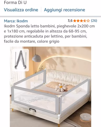 Sponda letto bambini