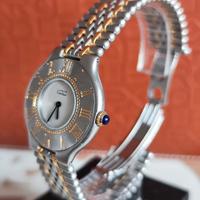 Cartier Must de Cartier , 31 mm , acciaio e oro,