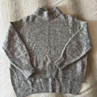 Maglione H&M grigio – collo alto – taglia S