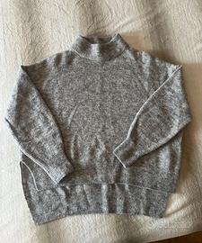 Maglione H&M grigio – collo alto – taglia S