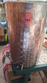 contenitore acciaio inox 100 litri