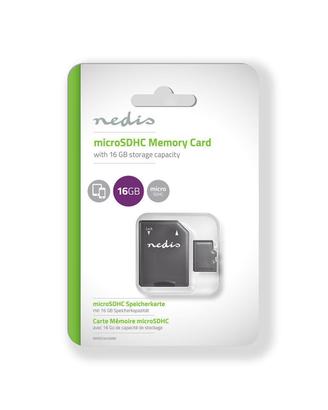Memoria Micro SD Nedis 16Gb + adattatore NUOVA