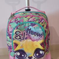 zaino trolley scuola SJ bambina 