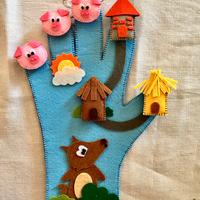Giochi montessoriani in feltro per bambini
