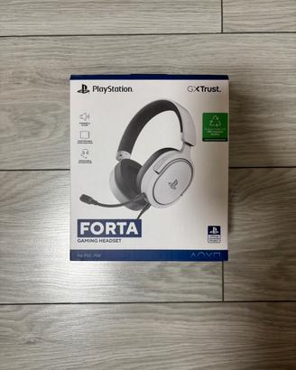 PS5 Gaming HeadSet TRUST Forta GXT498W bianco