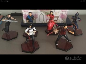 Lotto 6 DISNEY Marvel Action Figures shang-chi