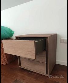 Comodino Tomasella in legno