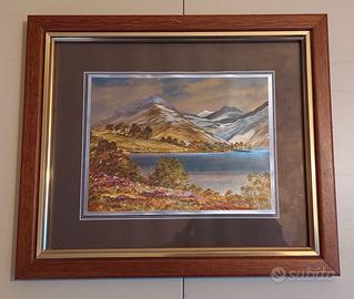 Set di 2 Laminati Metallici Decorativi con Cornice