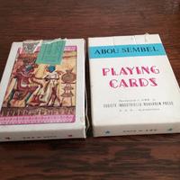 Carte da gioco prodotte in Egitto. 