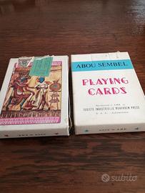 Carte da gioco prodotte in Egitto. 