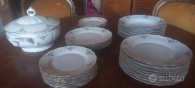 Antico servizio di piatti "Made in Cecoslovacchia"