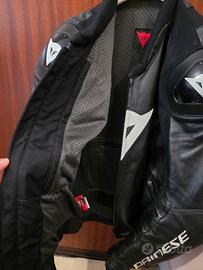 Giacca moto in pelle Dainese tg 52