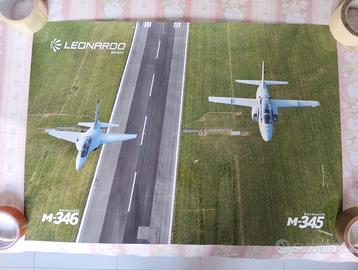 Leonardo Aircraft Aermacchi  M-345 -- M-346 poster