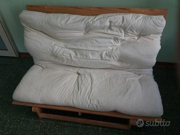 n. 2 DIVANI-LETTO  FUTON IKEA GRANKULLA , LEGGI