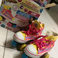 Pattini a rotelle con scarpa