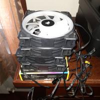 5 ventole argb corsair LL120+2 controller