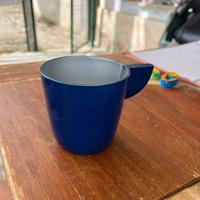 Tazza vetro blu