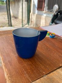 Tazza vetro blu