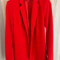 Blazer donna rosso intenso stradivarius