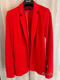 Blazer donna rosso intenso stradivarius