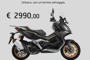 Keeway XDV 125 EVO A FEBBRAIO BAULETTO E CASCO OMA